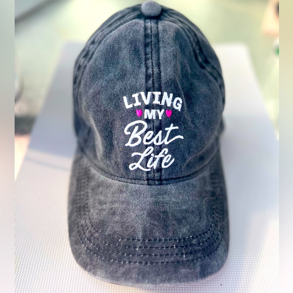 Baseball Hat…..Living My Best Life!
